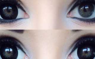 Линзы цветные увеличивающие глаза