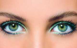 Макияж для темно зеленых глаз